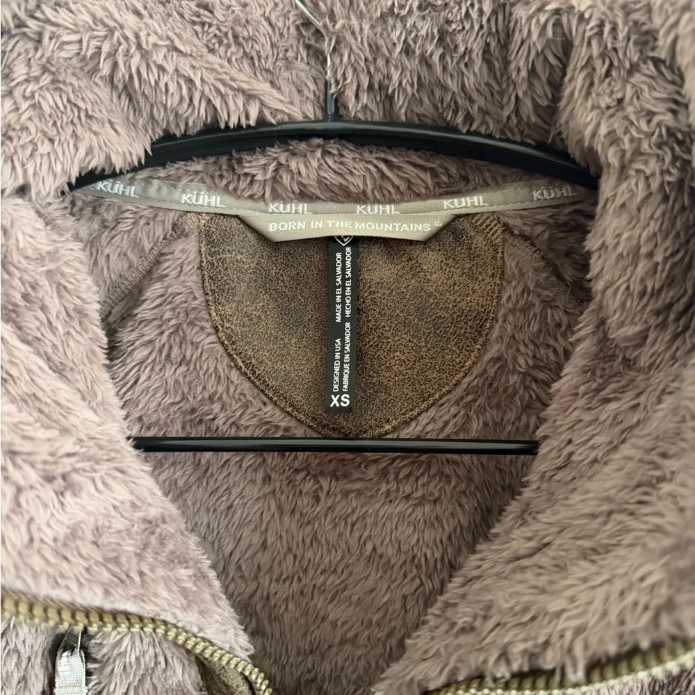 Kuhl Plush Hooded Vest in Mauve Taupe - Picture 2 of 3